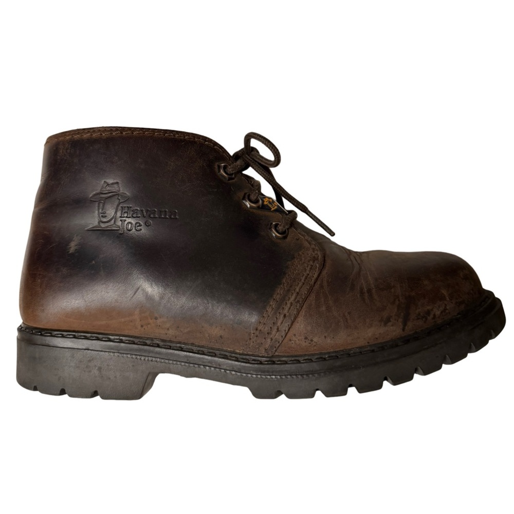 HAVANA JOE Lace Up Chukka Boot Brown Size 39 = Size 8.5 Women's